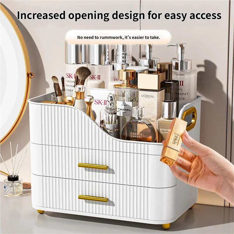 Luxury Skincare Organizer - Luxury Large Capacity Cosmetic Storage Box
