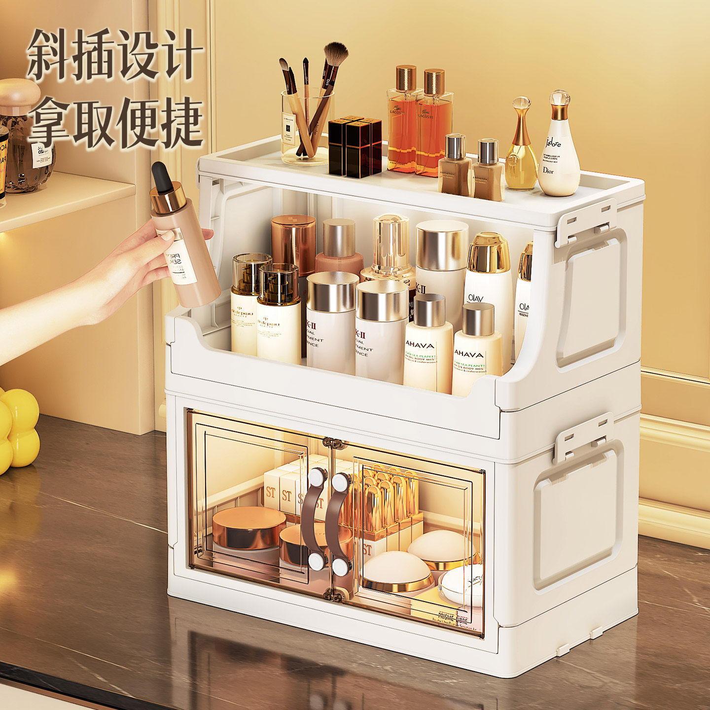 Multi Layer Desktop Skincare S - Luxury Skincare Organizer review and price