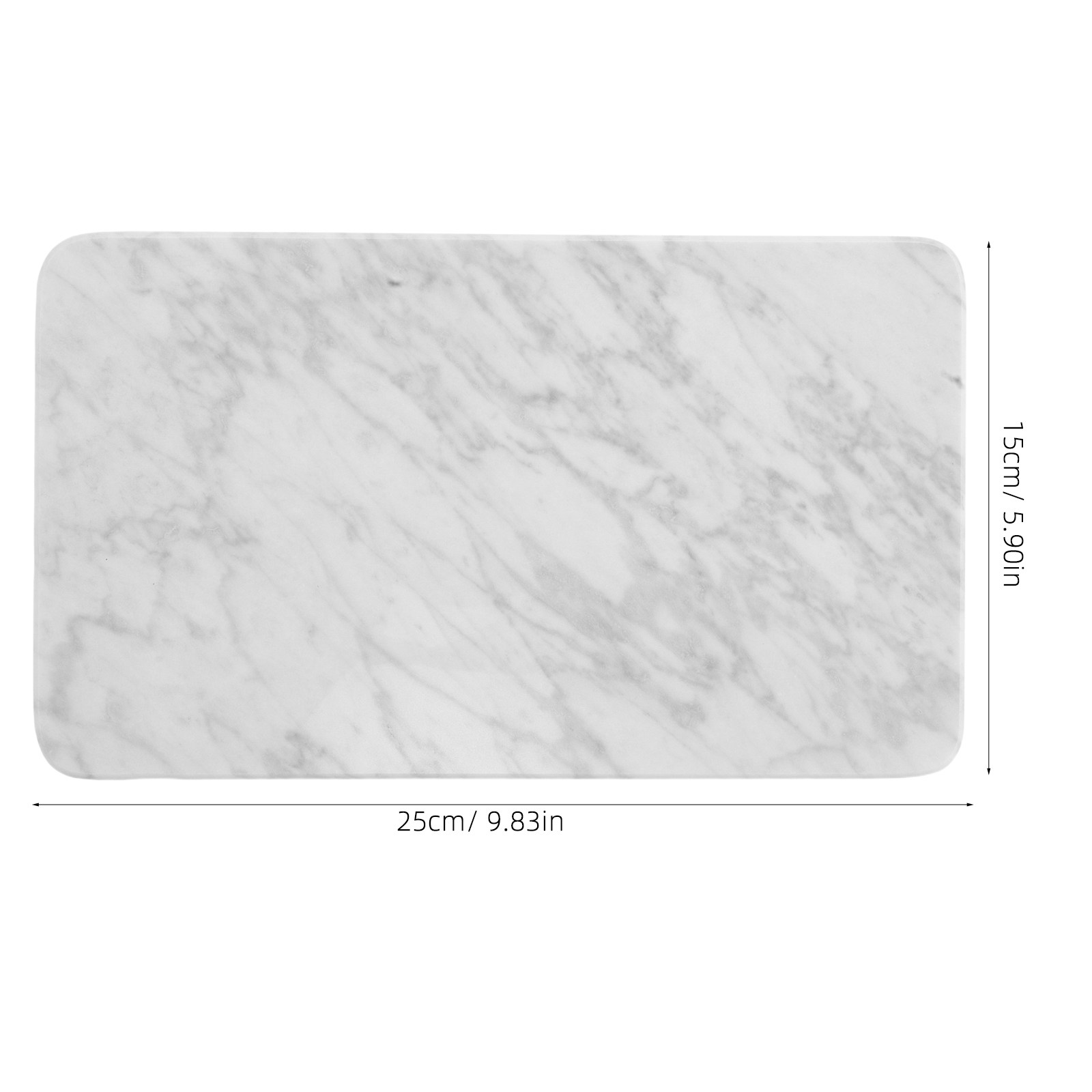 Natural White Marble Round Tra - Luxury Skincare Organizer review and price