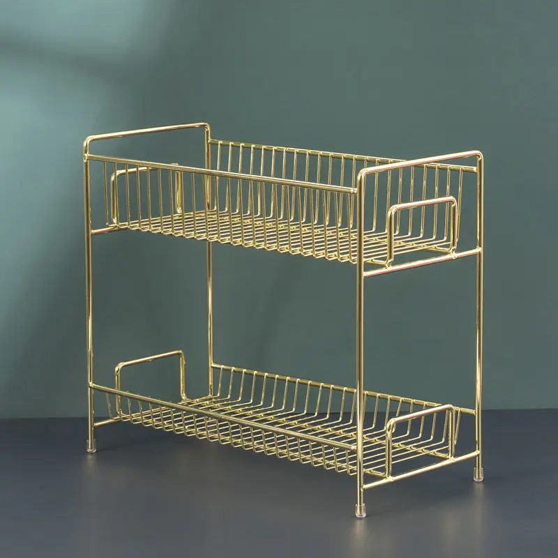 Luxury Metal Golden Cosmetic R - Luxury Skincare Organizer review and price
